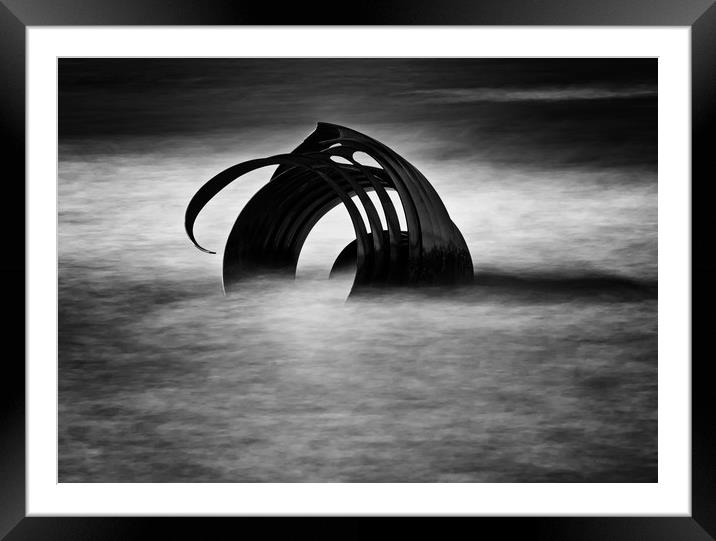 Marys Shell in silhouette Framed Mounted Print by David McCulloch