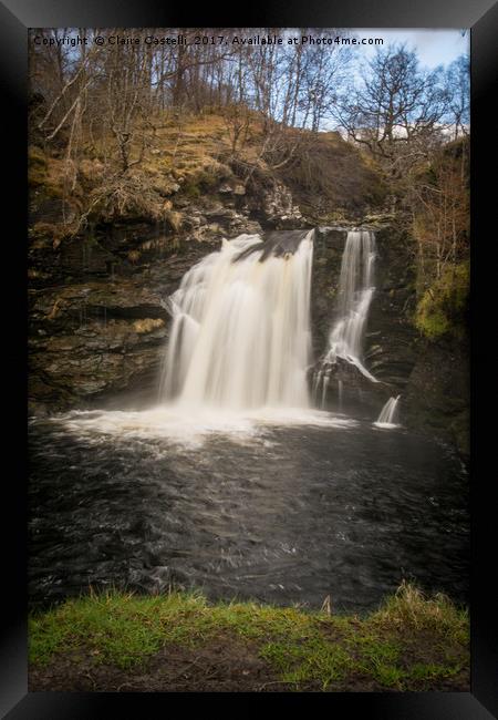 Falls of Falloch Framed Print by Claire Castelli