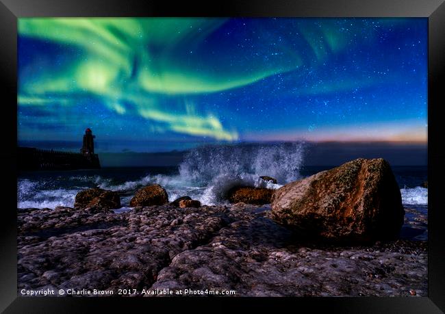 Northern light Framed Print by Ankor Light