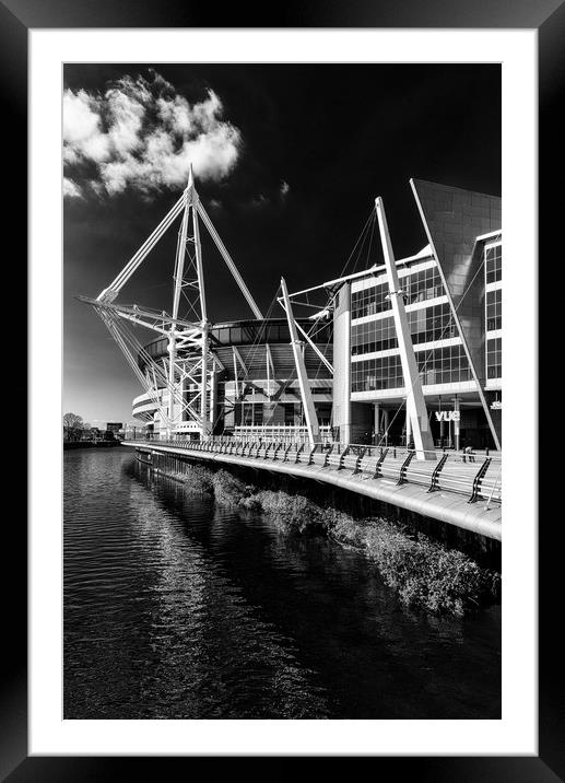 The Principality Stadium  Framed Mounted Print by Andrew Richards