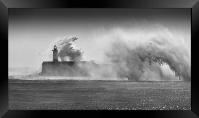 Newhaven Lighthouse Framed Print by Ian Hufton