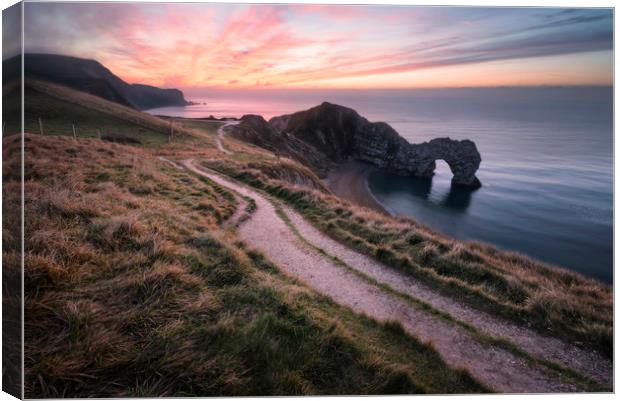 All the Way to Durdle Door Canvas Print by Chris Frost