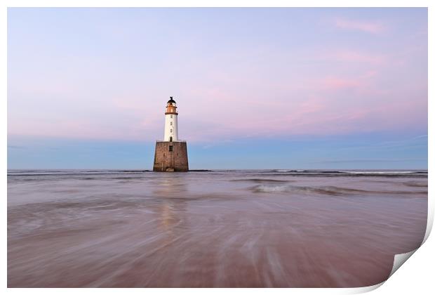 Lighthouse Sunset Print by Grant Glendinning