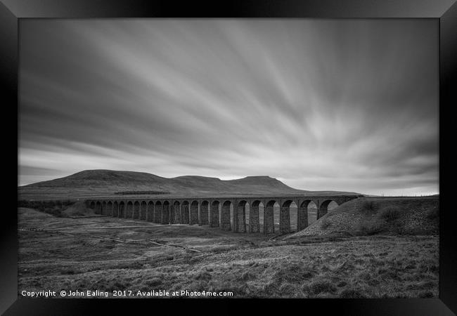 Ribblehead Viaduct Framed Print by John Ealing