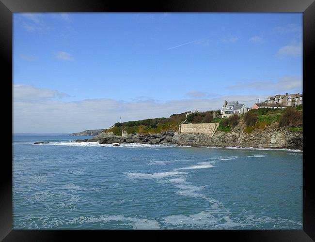 Porthleven Southern Cornwall.  Framed Print by Lilian Marshall