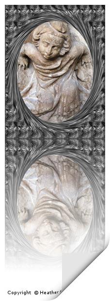 Medieval Reflection Print by Heather Goodwin