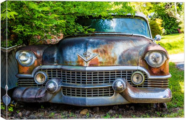 Classic Old Cadillac Canvas Print by Darryl Brooks