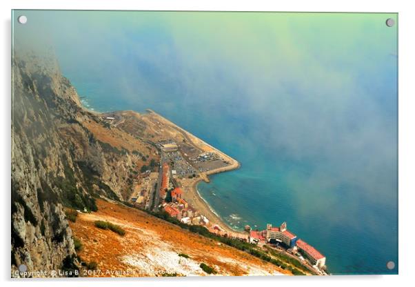 Gibraltar Acrylic by Lisa PB
