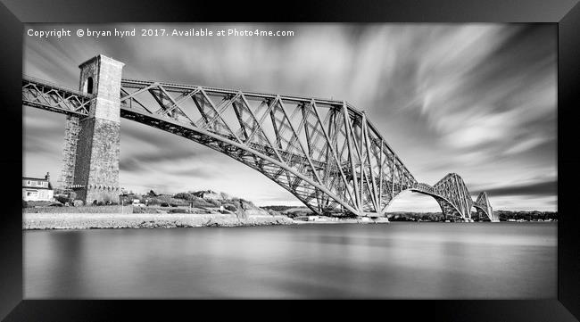 The Bridge Panorama Framed Print by bryan hynd