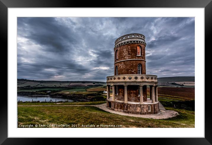 Clavell Tower view Framed Mounted Print by sam COATSWORTH