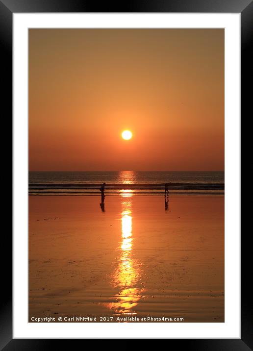 Dancing in the Sun Framed Mounted Print by Carl Whitfield