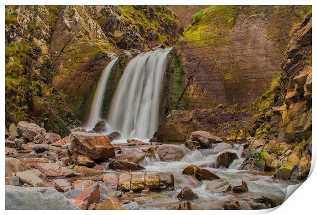Speaks Mill Mouth Waterfall Print by Images of Devon