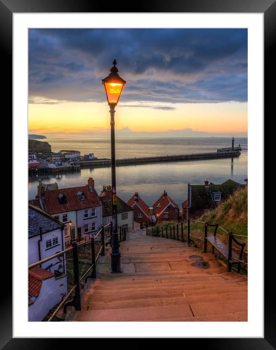 199 Steps at Dusk Framed Mounted Print by David Oxtaby  ARPS