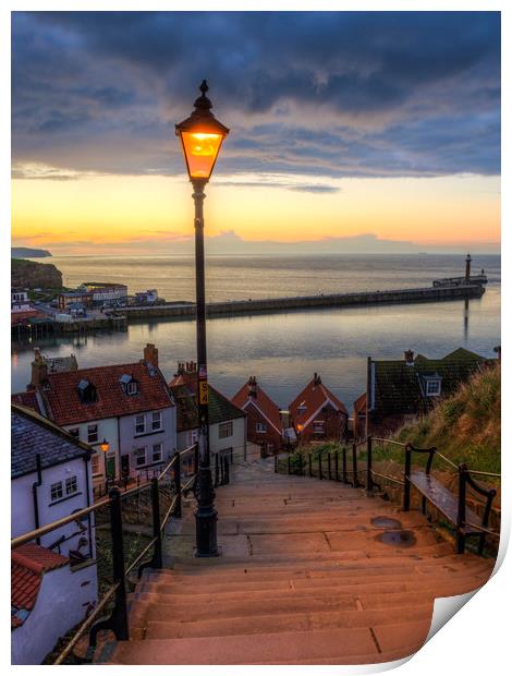 199 Steps at Dusk Print by David Oxtaby  ARPS