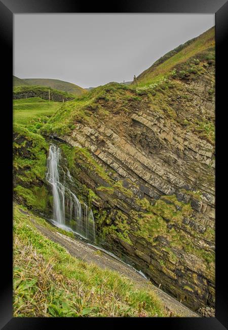 Hartland Waterfall Framed Print by Images of Devon