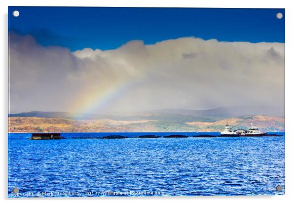 Fish Farm Rainbow Acrylic by Mark McGillivray