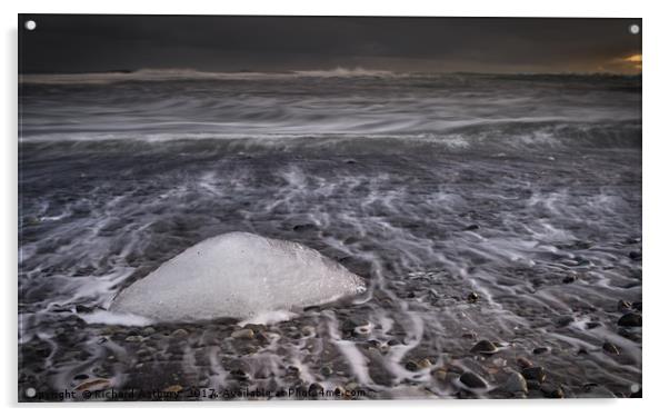 Jökulsárlón ice Acrylic by Richard Astbury