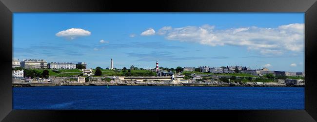 Plymouth Hoe Framed Print by Sean Clee