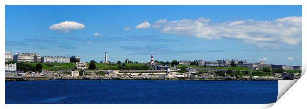 Plymouth Hoe Print by Sean Clee