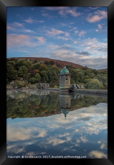 Penygarreg Elan Valley Framed Print by Sorcha Lewis