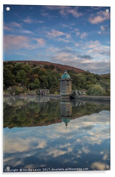 Penygarreg Elan Valley Acrylic by Sorcha Lewis