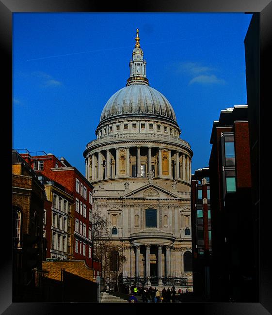 St Pauls Cathedral Framed Print by David French