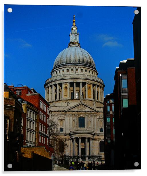 St Pauls Cathedral Acrylic by David French