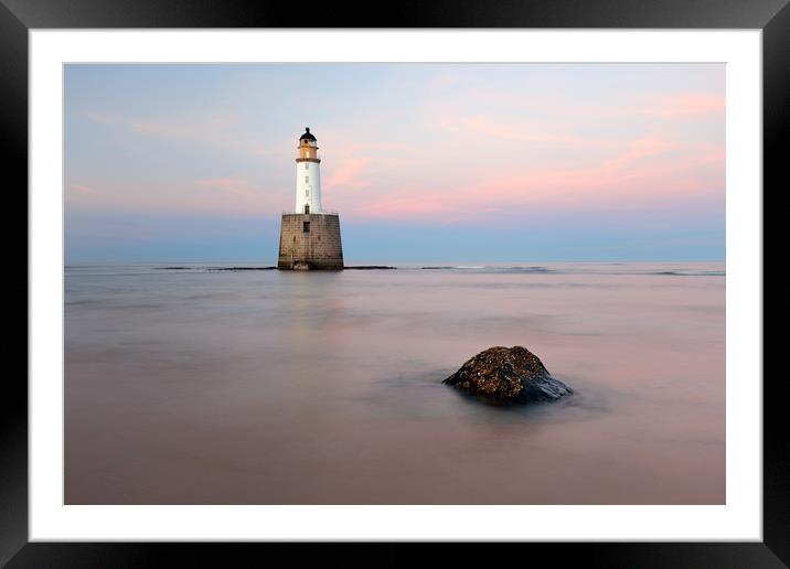 Sunset at Rattray Head Lighthouse Framed Mounted Print by Grant Glendinning