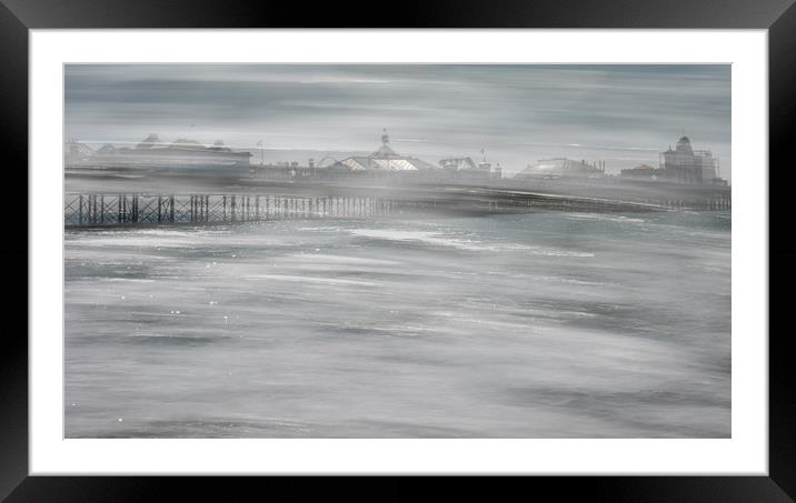 Palace Pier with a Twist Framed Mounted Print by Sue MacCallum- Stewart