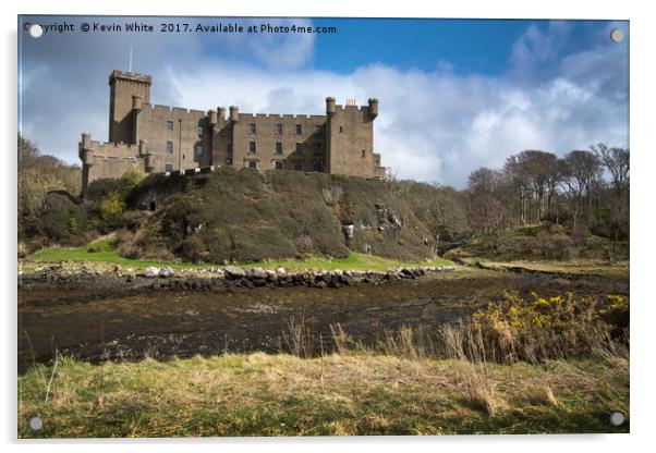 Dunvegan Castle Acrylic by Kevin White