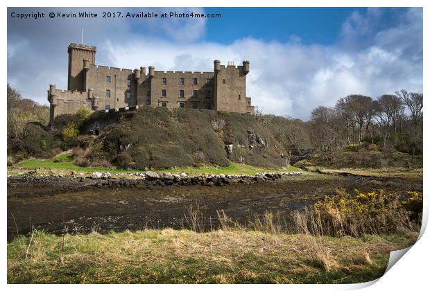 Dunvegan Castle Print by Kevin White