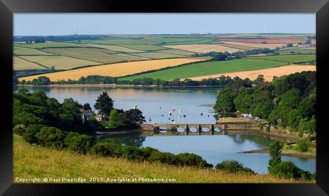 Early Morning at Bowcombe Creek Framed Print by Paul F Prestidge