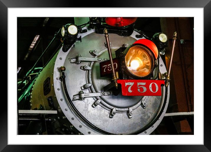 Engine 750 Framed Mounted Print by Darryl Brooks