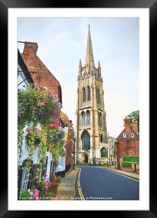 Picturesque Louth Framed Mounted Print by David Smith