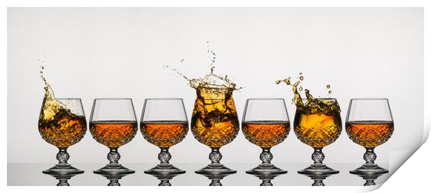 Brandy Glass Splash Print by Natures' Canvas: Wall Art  & Prints by Andy Astbury