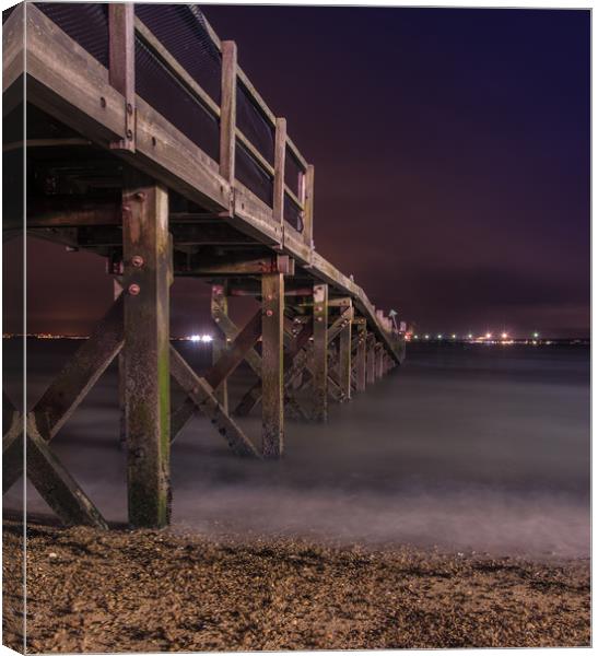 Old Pier Canvas Print by Rob Camp