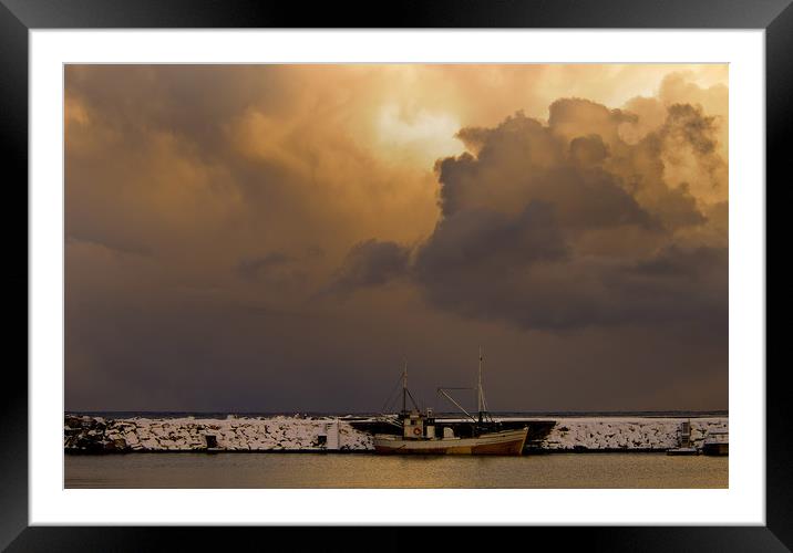 Calm Before The Storm Framed Mounted Print by Sean Clee