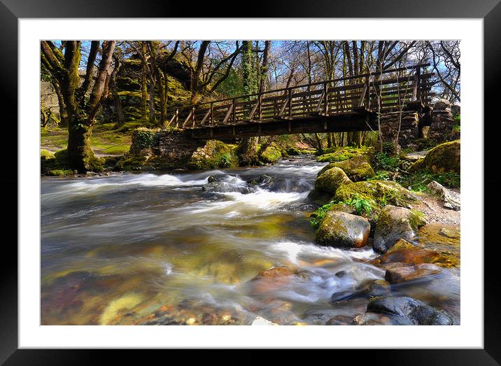 The River Walkham                                  Framed Mounted Print by Sean Clee