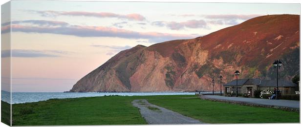 Foreland Point Panoramic Canvas Print by graham young