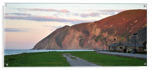 Foreland Point Panoramic Acrylic by graham young