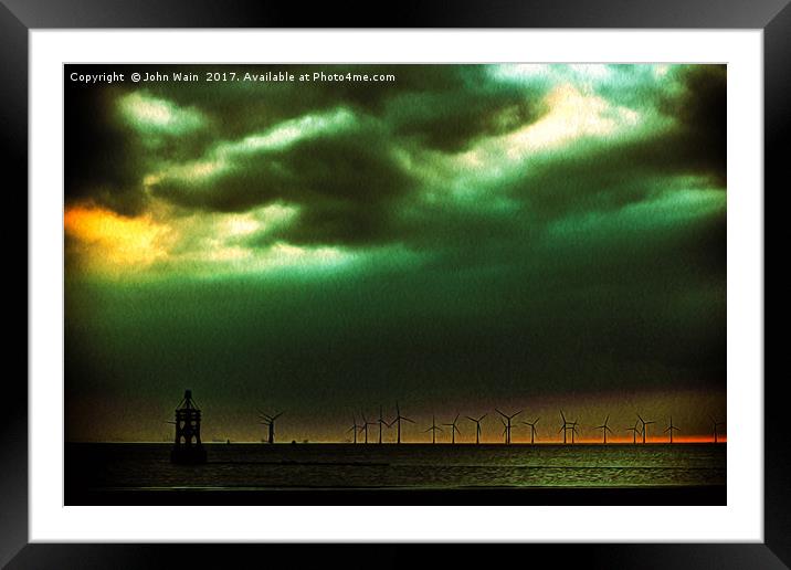 Before the storm  Framed Mounted Print by John Wain