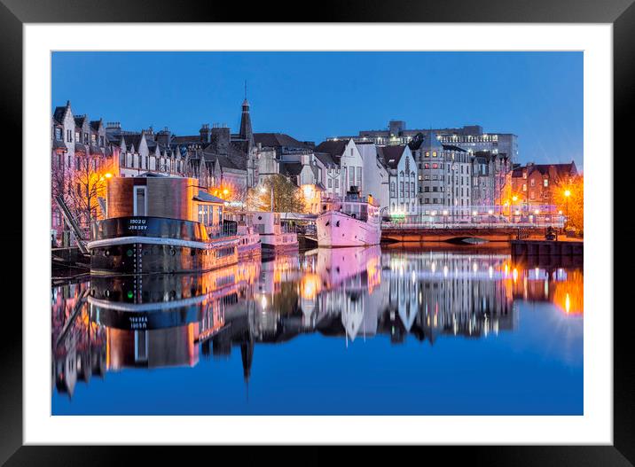 Leith Framed Mounted Print by Angela H