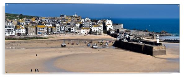 St Ives, Cornwall Acrylic by Brian Spooner