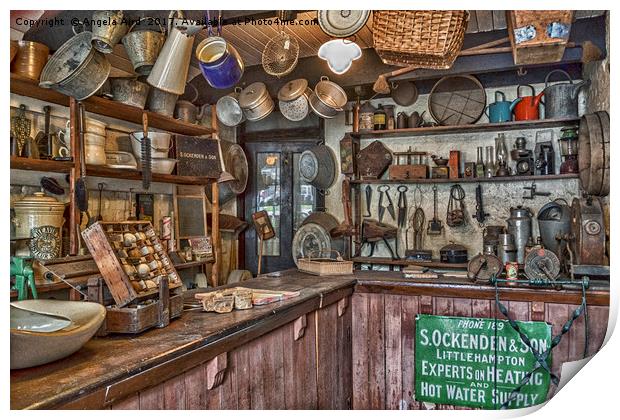 General Store. Print by Angela Aird