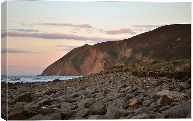 Foreland Point, Devon Canvas Print by graham young