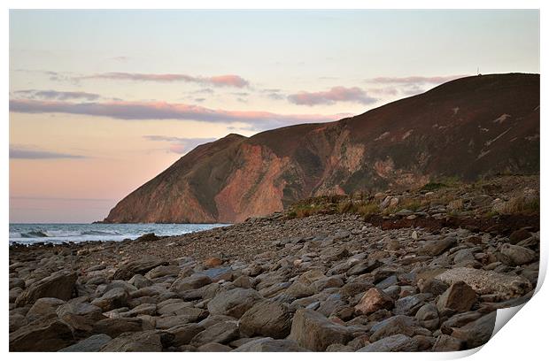 Foreland Point, Devon Print by graham young