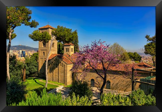 Cathedral of the Catholic monastery in Spain Framed Print by Alexander Ov