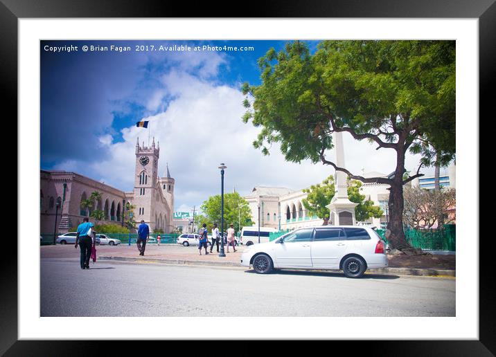Bridgetown Barbados Framed Mounted Print by Brian Fagan