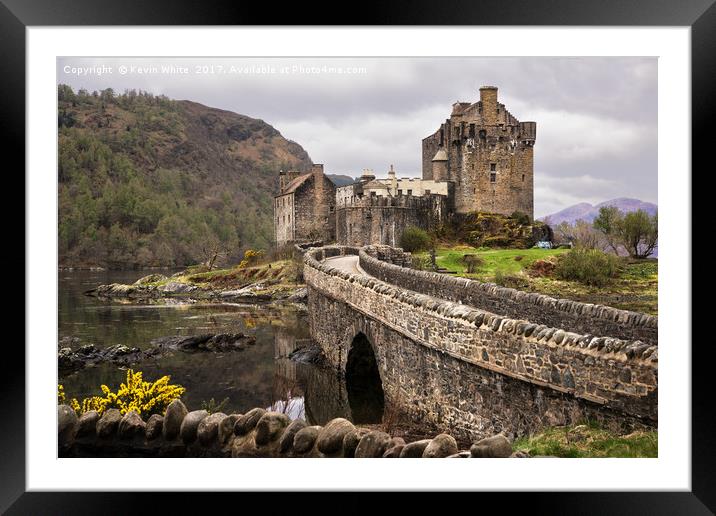 Eilean Donan Castle Framed Mounted Print by Kevin White