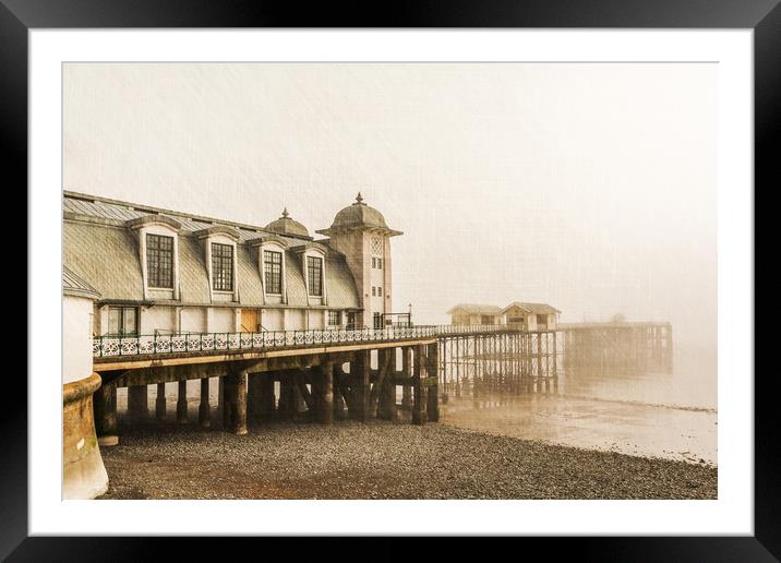 Disa pier ing Framed Mounted Print by Steve Purnell